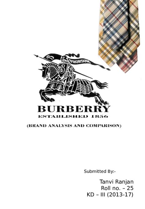 burberry analysis pdf|Burberry clothing brand.